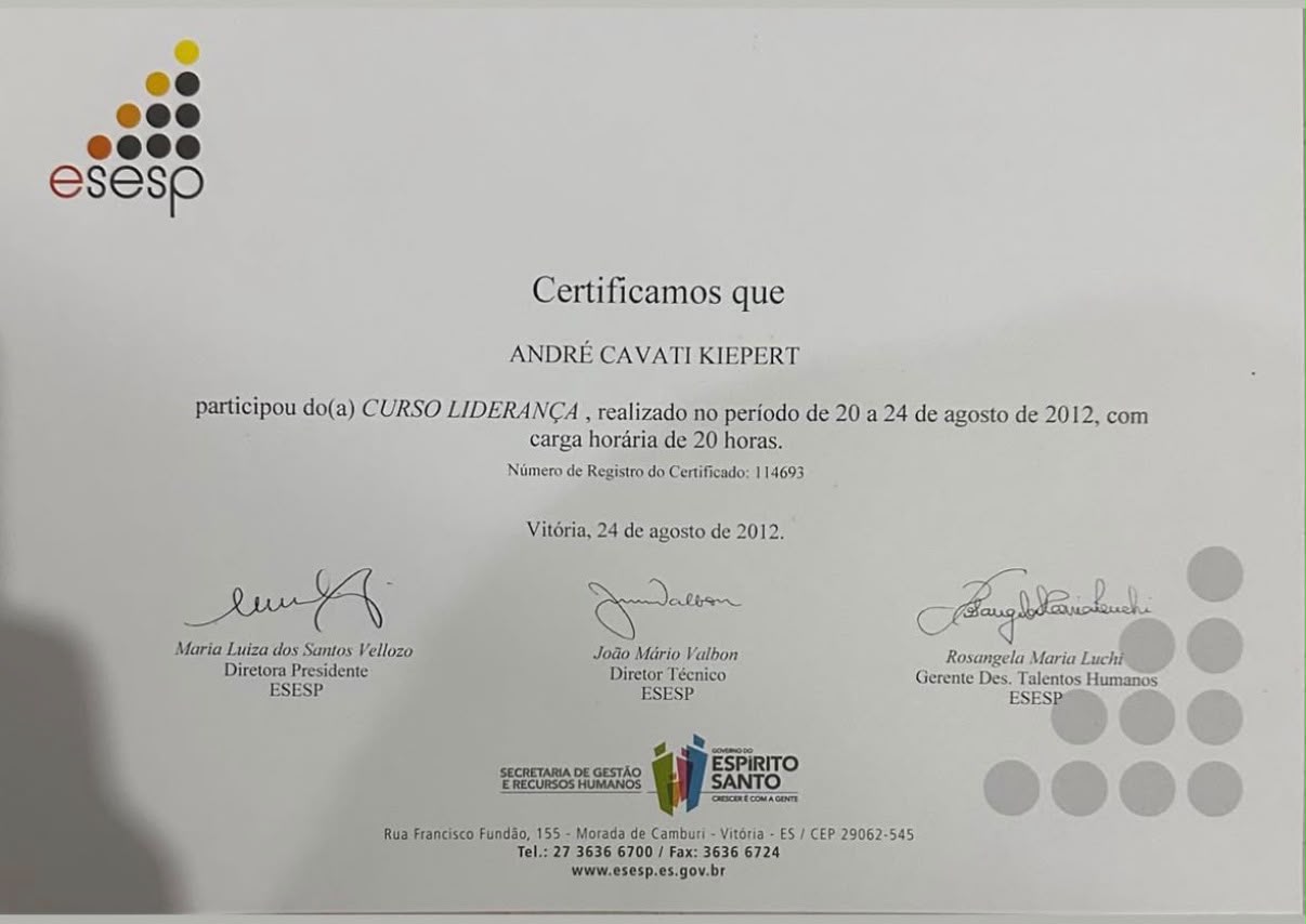 Curso de Liderança