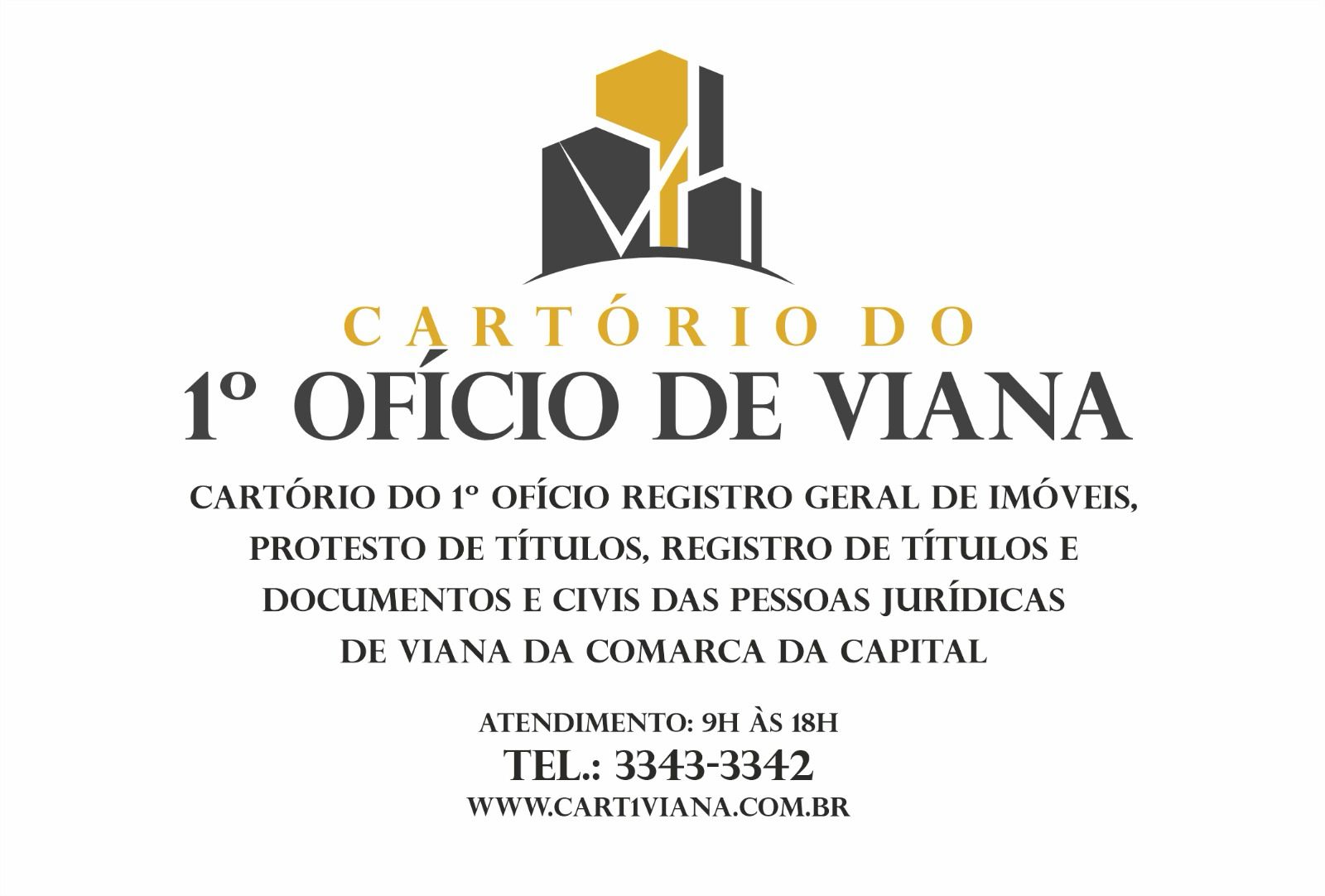 Logotipo Cartório do 1º Ofício de Viana – ES